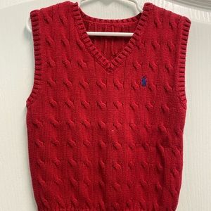 🤖Polo knit cotton sweater vest🤖